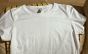 蕉下（beneunder）短袖T恤男士棉感寬松休閑透氣耐洗夏季男裝CT006霜奶白2XL 曬單實(shí)拍圖