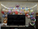 仕彩 簡(jiǎn)約風(fēng)生日派對氣球背景墻場(chǎng)景布置兒童男孩女寶寶生日快樂(lè )裝飾 曬單實(shí)拍圖
