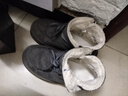 環(huán)球厚底皮毛一體雪地靴男鞋冬季2025新款保暖防寒棉鞋男 灰色 43 曬單實(shí)拍圖