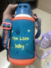 杯具熊（BEDDYBEAR）正品兒童保溫杯帶吸管大容量一杯多用寶寶學(xué)生直飲水杯 復古雙飲-獅子 620ml 免費定制刻字 曬單實(shí)拍圖