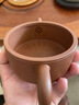 220c漢瓦壺大口宜興紫砂壺原礦陳腐老紫泥正宗純全手工泡茶壺茶具 黃金段泥款 190ml 曬單實(shí)拍圖