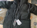 君羽戶(hù)外羽絨服男中長(cháng)款800高蓬白鵝絨工裝加厚防風(fēng)保暖鵝絨服35 黑色 M （推薦121-140斤） 曬單實(shí)拍圖