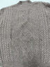 梵希蔓灰色菱格半高領(lǐng)毛衣女26年冬季新款保暖立領(lǐng)麻花針織衫上衣 75261 灰色 S （建議90-100斤） 曬單實(shí)拍圖