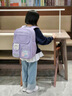 特步兒童書(shū)包大容量減負護脊三到六年級小學(xué)生雙肩包女孩輕便百搭背包 曬單實(shí)拍圖
