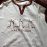 Halo Queen長(cháng)袖T恤女曠野美拉德風(fēng)春秋插肩袖小兔打底衫休閑新品H143T2017 曬單實(shí)拍圖