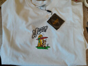 卡賓【萌寵印花】涼感短袖T恤男裝25夏新潮流刺繡圓領(lǐng)上衣 米白色12 曬單實(shí)拍圖