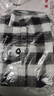 森馬（Semir）[商場(chǎng)同款]長(cháng)袖襯衫男純棉法蘭絨格子外套2025秋冬新款經(jīng)典百搭 黑色調00499 XL 曬單實(shí)拍圖