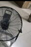 樂(lè )浦（Lopol） 趴地扇家用工業(yè)風(fēng)扇強力大功率臺式大電風(fēng)扇落地扇強勁大風(fēng)力 黑色12寸旋鈕款+加密放射網(wǎng)罩 曬單實(shí)拍圖