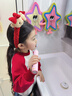 馬博士?jì)和妱?dòng)牙刷3-6-12-15歲語(yǔ)音提醒學(xué)生女小孩生日禮物粉色+4刷頭 曬單實(shí)拍圖