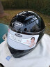 野馬（YEMA）摩托車(chē)頭盔電動(dòng)車(chē)全盔男女士四季機車(chē)3C認證成人騎行電瓶車(chē)安全帽 特亮黑-透明鏡 透明鏡片 曬單實(shí)拍圖