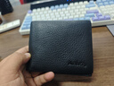 皮爾卡丹（pierre cardin）【鹿皮】錢(qián)包男士真皮卡包證件包短款皮夾輕奢高檔實(shí)用情人節禮物 黑色【高檔禮盒+代寫(xiě)賀卡】 曬單實(shí)拍圖