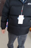 鴨鴨【高充絨】羽絨服男士短款加厚2025年冬季新款面包服防寒保暖外套 黑色 【197-255g充絨】 L 【建議125-150斤】 曬單實(shí)拍圖