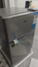 奧克斯小冰箱家用小型迷你冷藏冷凍兩用出租房宿舍用節能省電寢室辦公室電冰箱 【凈化去味】126銀色【高效保鮮 銅管速冷】22L 曬單實(shí)拍圖