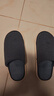 優(yōu)調棉拖鞋男軟底舒適居家抗菌保暖防滑靜音大碼地板拖鞋冬 藏青44-45 曬單實(shí)拍圖