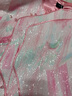 HECO【桃花染】新中式國風(fēng)粉色壓褶亮片刺繡短外套女春秋新款寬松上衣 粉色 S 曬單實(shí)拍圖