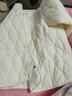 啄木鳥(niǎo)正品女裝女士棉衣輕薄款羽絨棉內膽內穿短款上衣秋冬學(xué)生保暖棉襖 米白色 L 建議體重100-112 曬單實(shí)拍圖