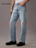 Calvin KleinJeans【復刻90系列】25春秋男士美式潮流復古ck淺藍色直筒牛仔褲 曬單實(shí)拍圖
