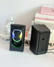 桌面電腦音箱臺式家用小型有線(xiàn)音響筆記本揚聲器立體環(huán)繞音質(zhì)RGB燈效便捷線(xiàn)控男生宿舍辦公室 黑色 曬單實(shí)拍圖