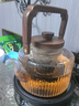 泥也茶壺玻璃煮茶壺圍爐玻璃燒水壺蒸煮一體高硼硅耐熱加厚玻璃水壺 曬單實(shí)拍圖