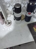 全鋼大容量保溫杯 戶(hù)外男女便攜保溫壺 茶水分離旅行壺 白色 600ml 曬單實(shí)拍圖