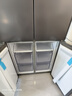海爾（Haier）冰箱零嵌入式490升四開(kāi)門(mén)十字門(mén)電冰箱家用風(fēng)冷無(wú)霜一級能效變頻雙循環(huán)底部散熱冰箱補貼Leader 594mm超薄零嵌+黑金凈化抑菌+高顏值格雷灰 曬單實(shí)拍圖