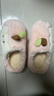 樂(lè )拖小蘋(píng)果 棉拖鞋女冬季室內家居家用毛毛絨保暖厚底阻滑可愛(ài)拖鞋 曬單實(shí)拍圖