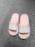 紅豆厚底拖鞋女款2026新款室內家居浴室防滑防臭eva踩屎感涼拖鞋男士 白粉【個(gè)性漸變】 38-39 標準碼 曬單實(shí)拍圖