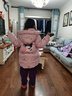 G.duck童裝兒童羽絨服女童外套冬季新款白鴨絨庫洛米三防面包服小女孩 紫色羽絨服+包包 140 尺碼9~10歲【130-140cm】 曬單實(shí)拍圖