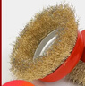 首力除銹鋼絲刷角磨機鋼絲輪打磨電動(dòng)碗型打磨輪拋光100型手磨機 紅色耐磨加厚-3個(gè) 曬單實(shí)拍圖