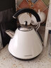 摩飛電器（Morphyrichards） 家用電熱水壺304不銹鋼開(kāi)水壺大容量燒水壺MR7456A 1.5L 白色 曬單實(shí)拍圖