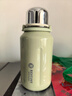 富光拾喜（FUGURNG BESTJOY）保溫杯保冷壺316不銹鋼大容量水杯學(xué)生便攜提手杯子綠色1200ml 曬單實(shí)拍圖