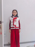 女童拜年服新中式棉馬甲套裝冬季新款兒童新年女孩國風(fēng)加絨三件套 三件套【加厚馬甲+打底衫+加絨褲子】 150 曬單實(shí)拍圖