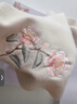 恒源祥羊毛圍巾女式國風(fēng)刺繡玫瑰花送女友老婆禮物保暖圍脖禮盒裝 玉蘭-奶杏色 曬單實(shí)拍圖