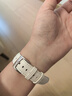 適用華為拆機真皮表帶原裝正品通用適用Watch4pro/watch3/GT4/GT5 gt5/5Pro按壓式銀色扣18mm女款 曬單實(shí)拍圖