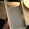 返航新生 iPhone 17 Pro Max 再生材質(zhì) Magsafe 磁吸保護殼 手機殼 新生白 曬單實(shí)拍圖