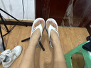 德國進(jìn)口廣東人字拖鞋外穿家居防臭防滑男士夏季耐磨夾腳拖鞋男款 白色 40 【標準碼】 曬單實(shí)拍圖