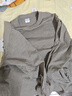 JEEP SPIRIT吉普刺繡竹節棉長(cháng)袖T恤男春季日系復古寬松打底衫男 卡其 2XL 曬單實(shí)拍圖