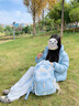 回力（Warrior）書(shū)包初中女生藍色小學(xué)生高中生高顏值2026新款女大容量雙肩包背包 藍色【送零錢(qián)包】 【大容量+多倉收納】 曬單實(shí)拍圖