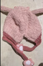 兒童帽子2025冬季新款女童毛絨帽寶寶可愛(ài)護耳帽保暖超萌套頭帽 兔子結子毛絨護耳帽-粉色 建議2-9歲（帽圍47-54cm） 曬單實(shí)拍圖