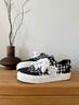 Tcellars帆布鞋男鞋2026春季新款透氣板鞋厚底百搭休閑鞋子 經(jīng)典黑白 42 曬單實(shí)拍圖