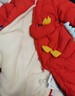 迷你巴拉（minibala）【真心絨】寶寶羽絨連體衣新生兒外出三防爬服新年服拜年 曬單實(shí)拍圖