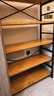 毅錫實(shí)木書(shū)架置物架落地貨架客廳展示架多層收納架子鋼木制儲物架靠墻 五層 100*40*182cm【28mm加厚實(shí)木層板】 曬單實(shí)拍圖