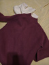 歐莎（OSA）樹(shù)莓粉半高領(lǐng)毛衣2025年新款女多巴胺軟糯顯白秋冬季上衣 玫紫色 M 曬單實(shí)拍圖
