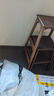 原也中式家用胡桃木三步梯裝飾梯實(shí)木花架梯可伸縮多功能置物梯凳 高79cm 三步梯 一套（整裝發(fā)貨） 曬單實(shí)拍圖