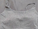 UR夏季新款女休閑后背設計感扭結短款吊帶背心UWM450096 花灰 S 曬單實(shí)拍圖