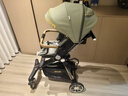 XUM嬰兒車(chē)遛娃神器推車(chē)可坐可躺0-6歲雙向折疊輕便高景觀(guān)溜娃手推車(chē) 2026升級款【拋光車(chē)架+PU電鍍輪】黑綠色 曬單實(shí)拍圖