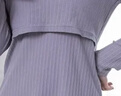 幸孕日哺乳上衣純棉秋衣秋冬季大碼孕婦外出喂奶衣春秋時(shí)尚內搭打底衫女 云朵笑臉哺乳衣-灰色 XL碼 曬單實(shí)拍圖
