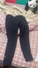 安奈兒童裝女童全腰針織打底夾褲2025冬季新款修身加絨長(cháng)褲 170 黑色 曬單實(shí)拍圖