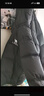 駱駝[黑鉆3.0]羽絨服男90%絨秋冬保暖時(shí)尚顯瘦高蓬羽絨服女 A13CAPN110A5，幻影黑 ，中性（金箔內） M 曬單實(shí)拍圖