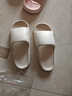 稻草人拖鞋男士居家用洗澡防滑浴室內戶(hù)外穿情侶厚底靜音女涼拖 卡42-43 曬單實(shí)拍圖
